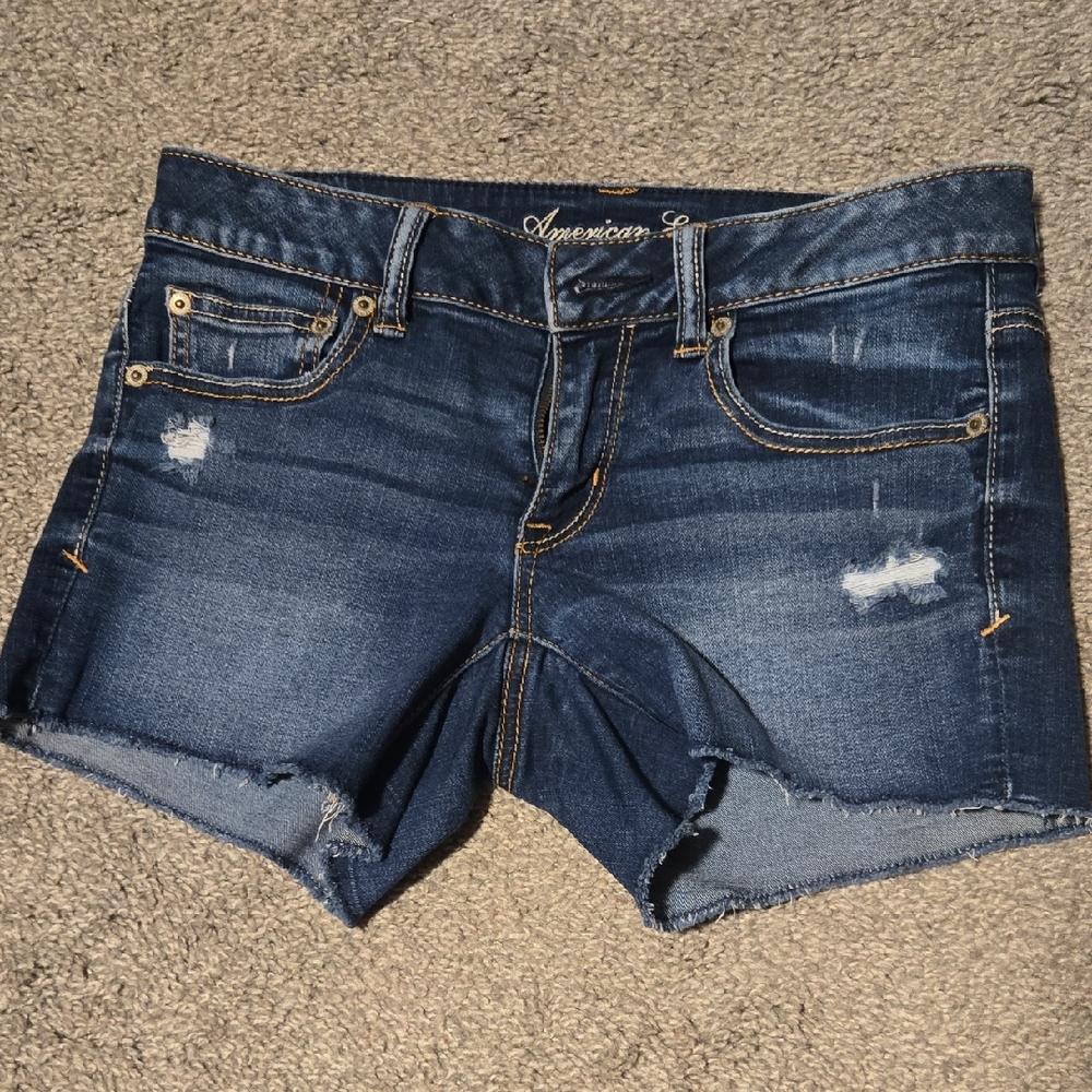 American Eagle Blue Denim Shorts